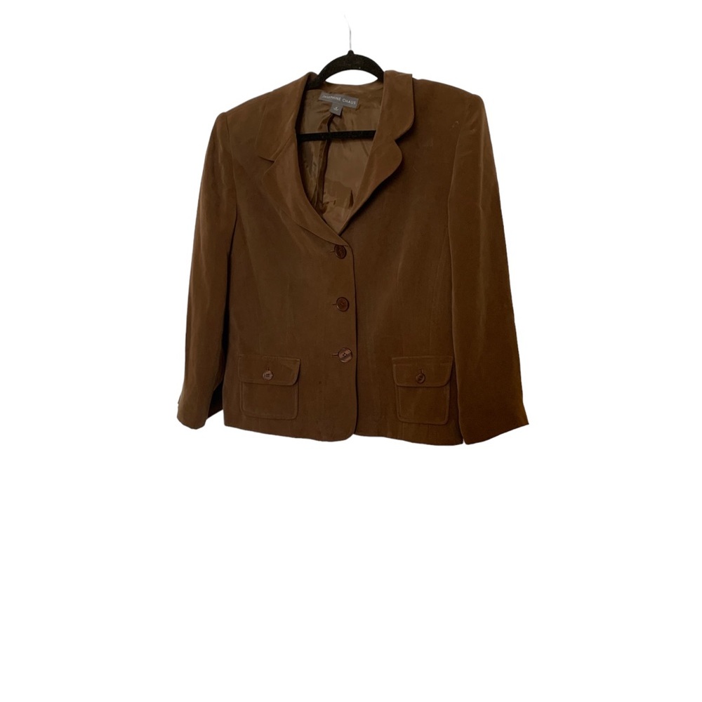 #Vintage Silk Josephine Chaus Silk Blazer